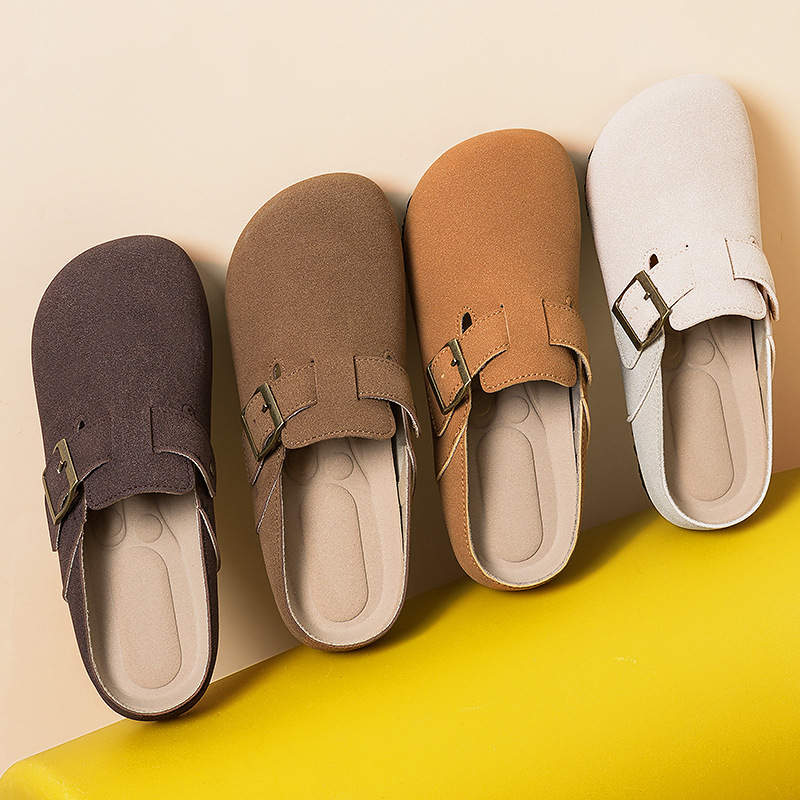 Jinshiyuan: New style of Boken shoes, one-legged, half-toe, soft-soled, retro Boken shoes, fashionable single shoe consignment Application Scenario