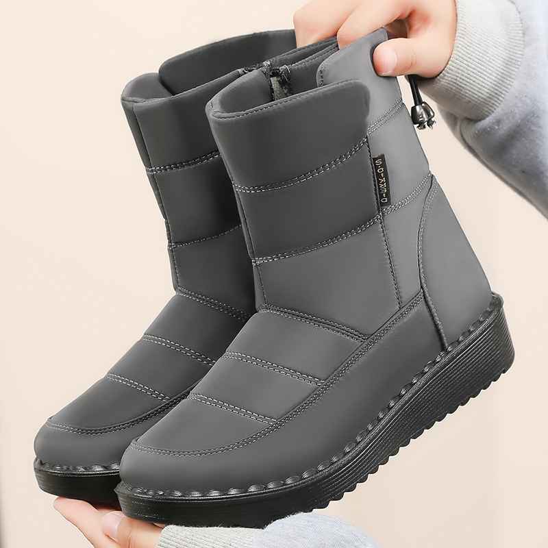 Jinshiyuan - Women's shoes, cotton shoes, winter cross-border long boots, fleece and thickened warm snow boots, custom-made cotton boots Application Scenario