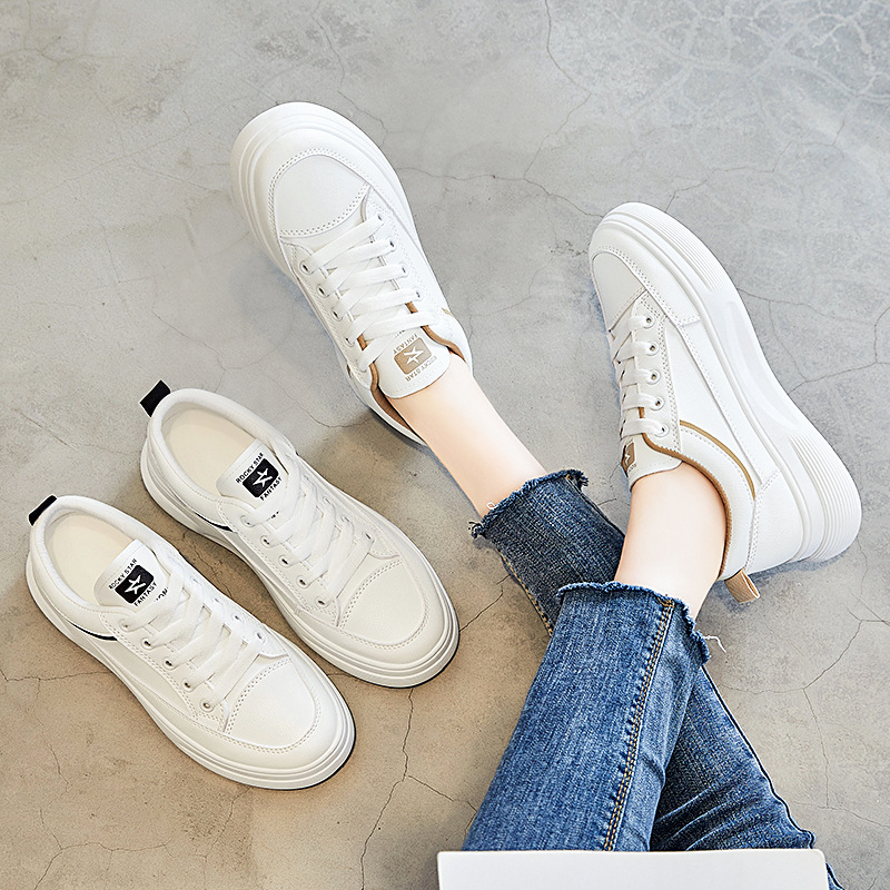 Wholesale of new breathable student sneakers, Korean-style sponge shoes and casual sneakers for women in spring Application Scenario