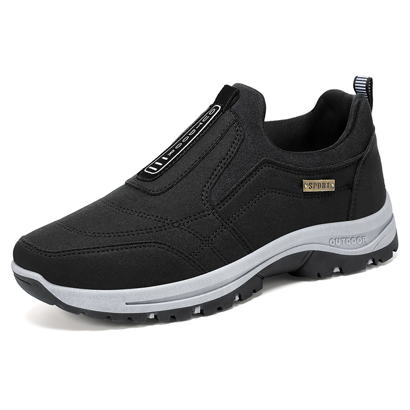 Jinshi Yuan - Men's shoes and sports shoes processing and customization Soft-soled non-stuffy Dad shoes, one-step walking shoes for middle-aged and elderly people Item Picture