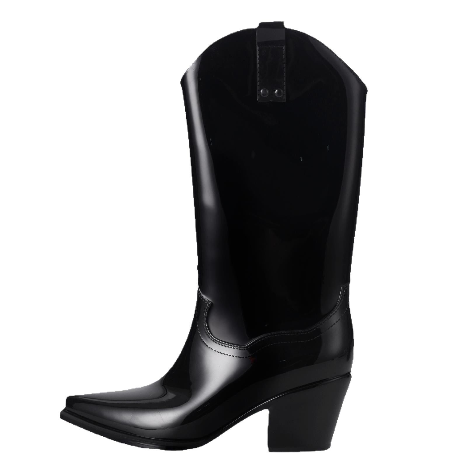 The 2025 new rain boots for women are personalized, anti-slip, durable, wear-resistant and waterproof. They are young, beautiful and fashionable, with a long British style Item Picture