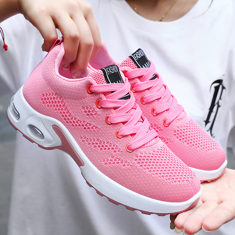 Jinshi Yuan: Cross-border Women's shoes, Grandma Sports Shoes, casual shoes processing and customization, Flying Woven running Shoes, Breathable air-cushioned shoes for women Specification drawing