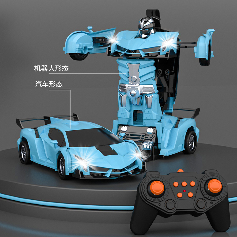 Remote control transformable car robot King Kong rechargeable moving toy Remote control car boy racing gift toy wholesale details Picture