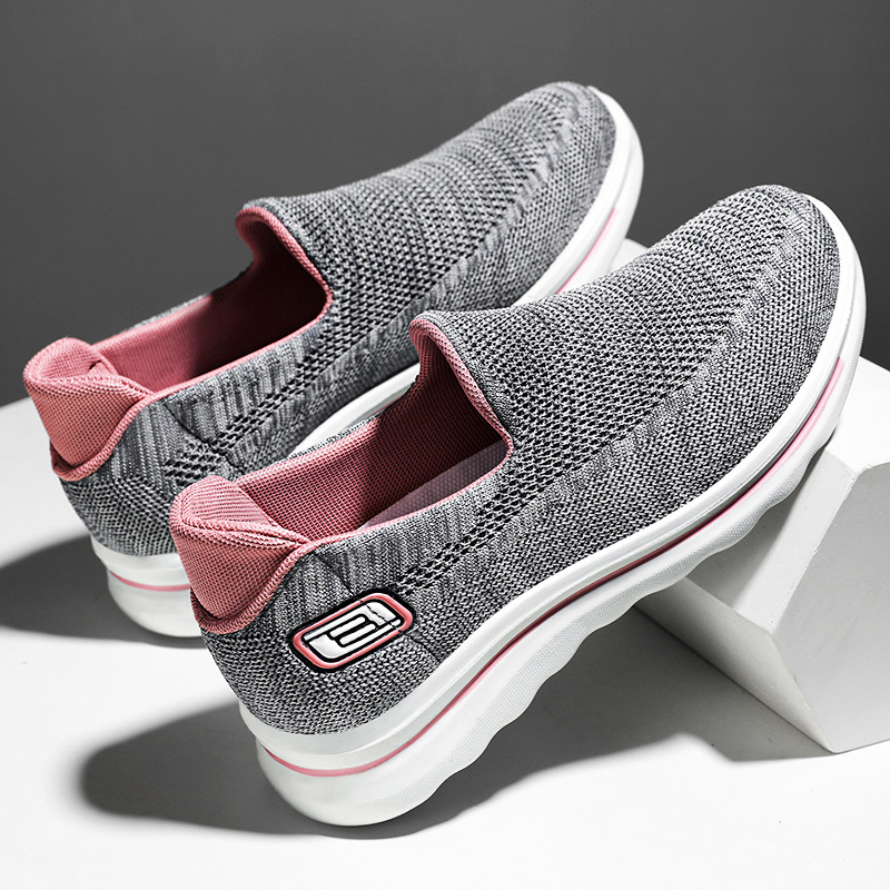 Jinshi Yuan - Shoes for Women, middle-aged and elderly mothers, customized shoes for the elderly, lightweight and breathable walking shoes, casual shoes Specification drawing