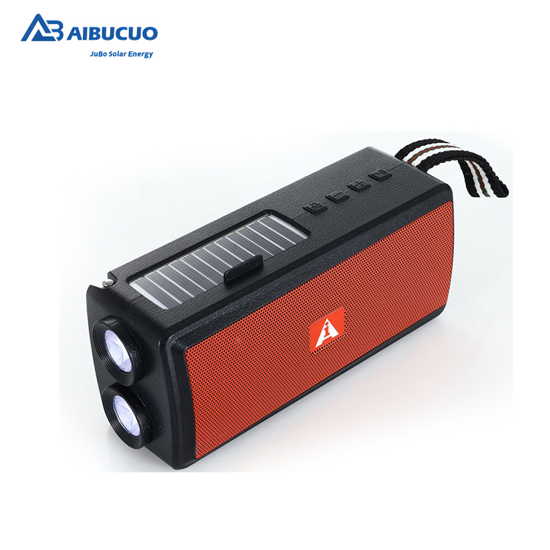 AIBUCUO Jubo AI-157 Bluetooth Speaker, Radio, All-in-one Mini Outdoor Speaker, Dual flashlight Solar speaker Specification image