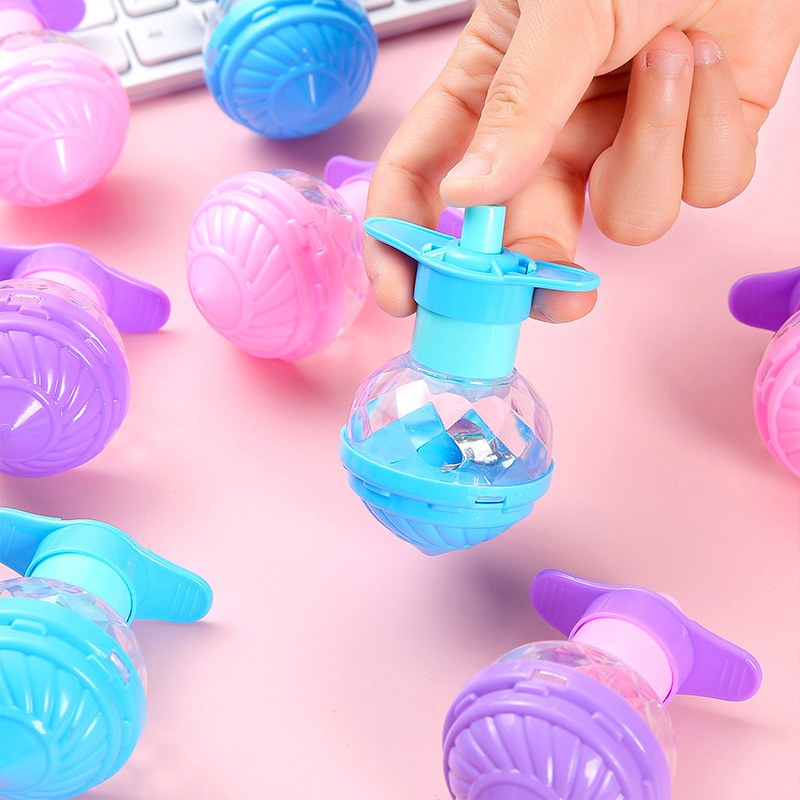 Popular children's luminous toys, light spinning toys, boys and girls, street stalls, square, kindergarten gifts details Picture