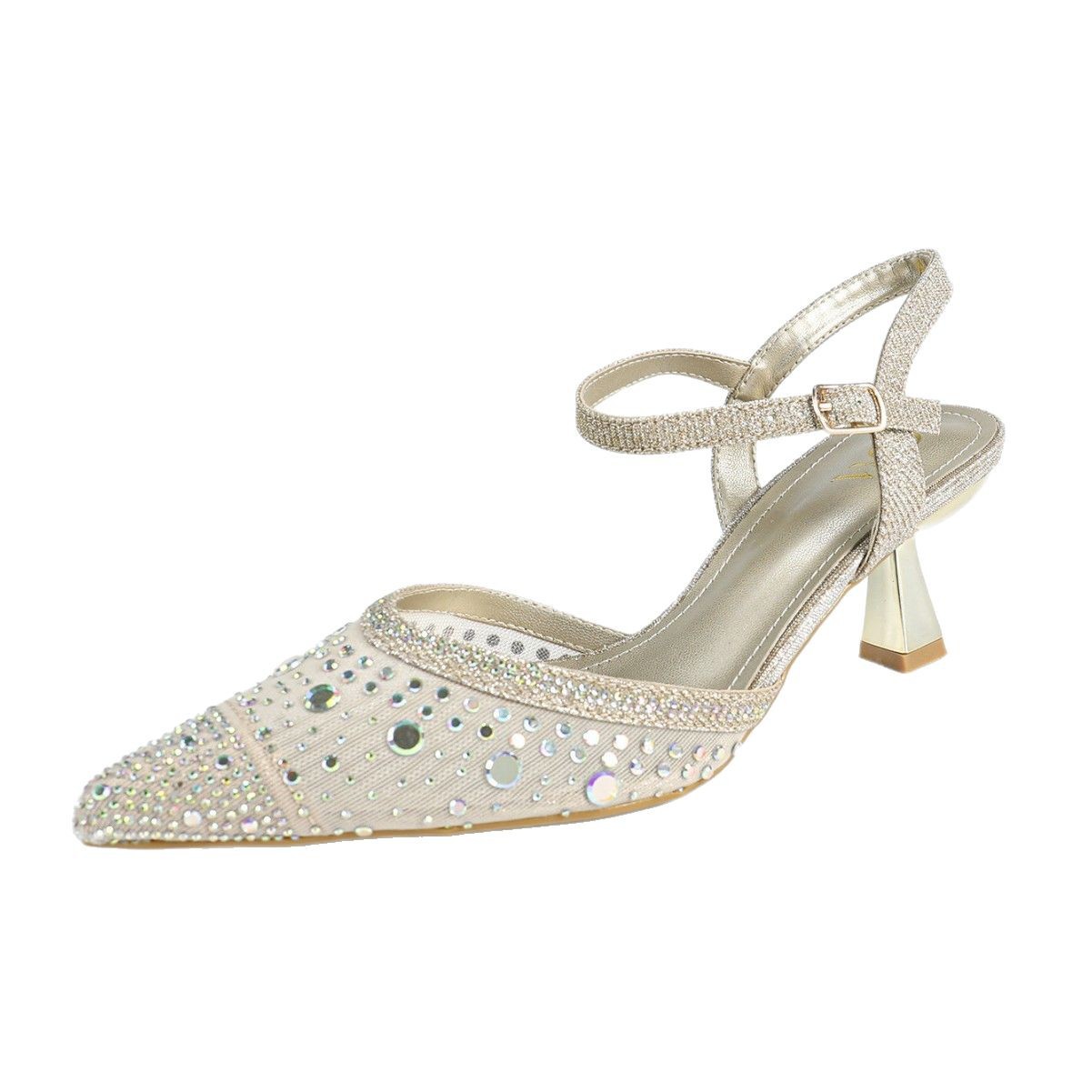 Amazon's new pointed-toe one-button high heels are versatile and fashionable for girls. They are also popular on social media Item Picture