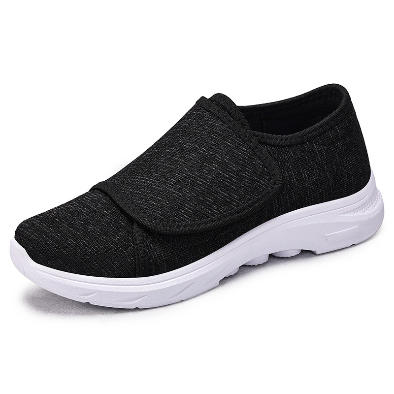 Women's casual shoes, breathable single shoes, Velcro women's shoes, versatile walking shoes, soft-soled, not tiring to the feet, mom's shoes Item Picture