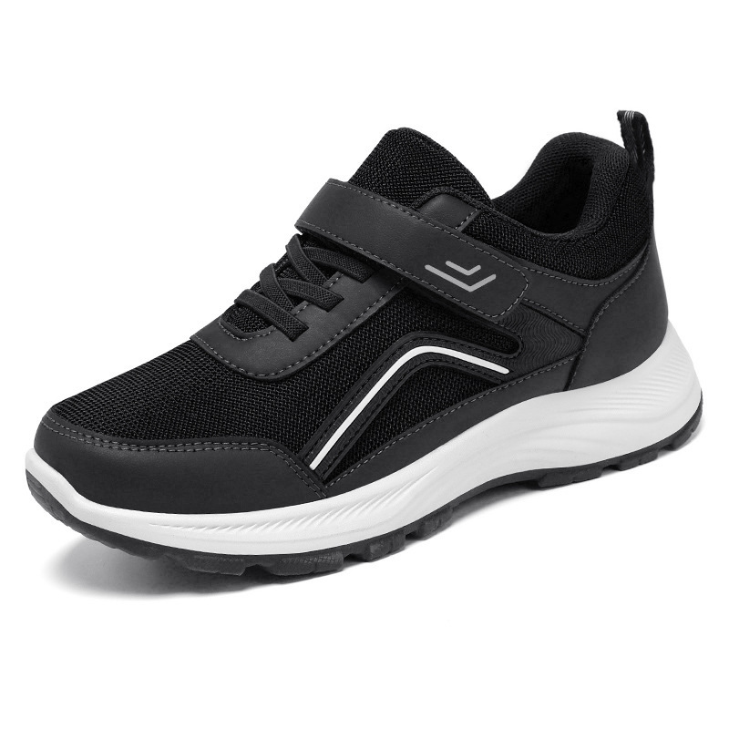 Jinshiyuan: Women's Walking shoes, Autumn Velcro Mom Shoes, Mesh Breathable Sports Shoes, Couple Shoes for the Elderly Item Picture
