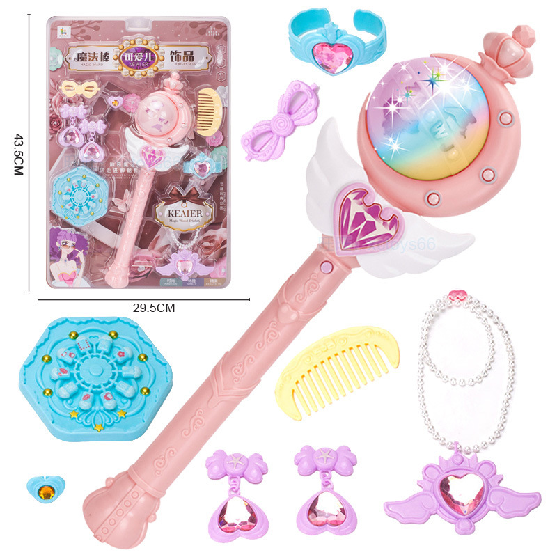 Free shipping: Princess Magic Wand, Children, girls, Fairy Flash Wand, Little Fairy children, Glowing Street stall, supermarket, toys wholesale Specification drawing