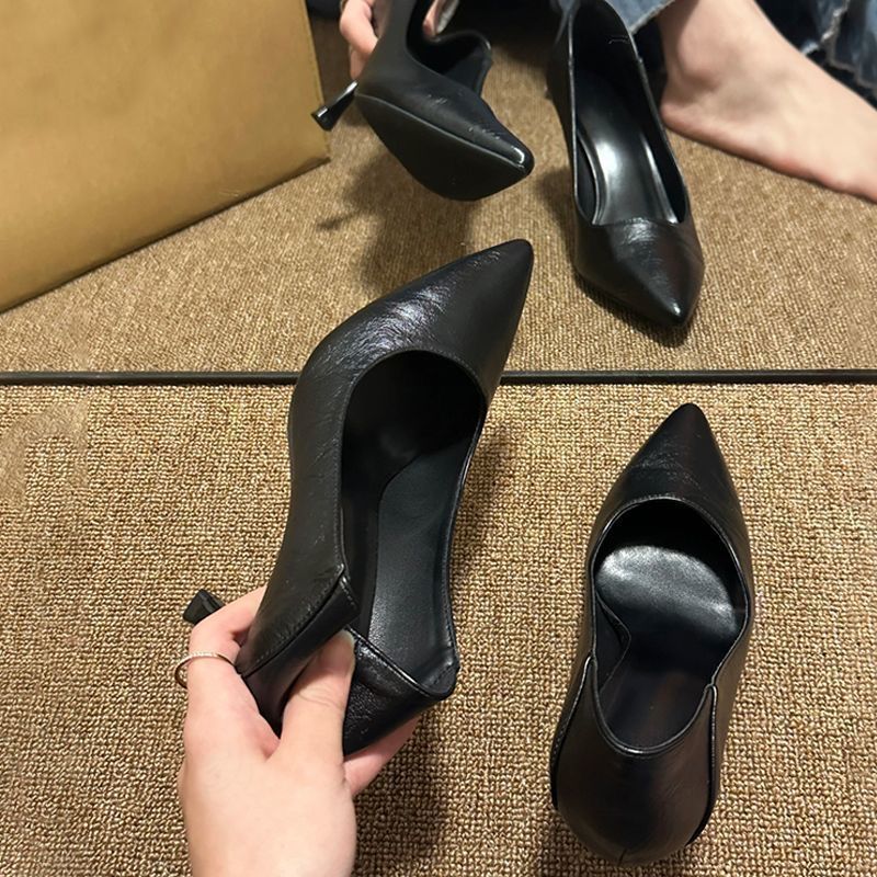 Comfortable pointed-toe high heels for women 2025 Spring/Autumn new style, no tiring feet, single shoes for women's job interviews, versatile Application Scenario