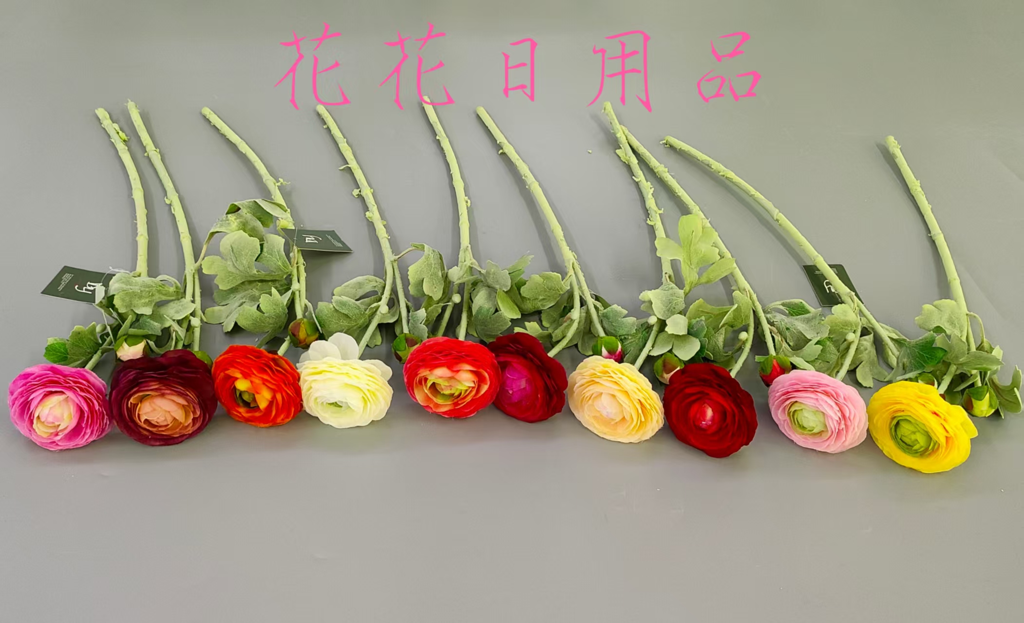 仿真花假花盆景单支月季花插花瓶插墙面等装饰品