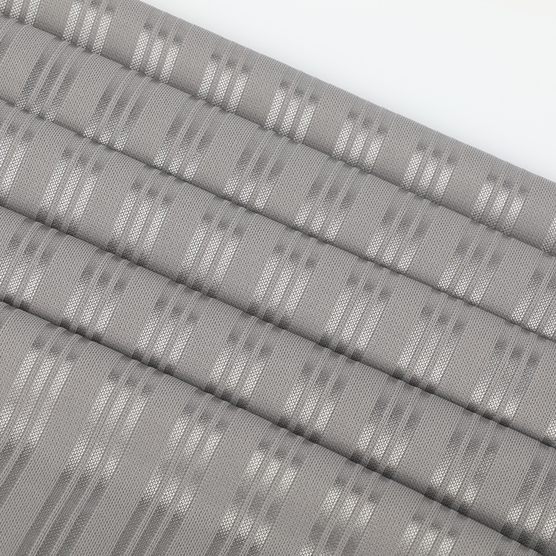 (Factory stock) 75D jacquard small interlaced fabric 160g full polyester glossy composite base fabric for sports jerseys and protective gear knitted fabric Knitted jacquard fashion fabric 100% full polyester dyed eco-friendly material Application Scenario