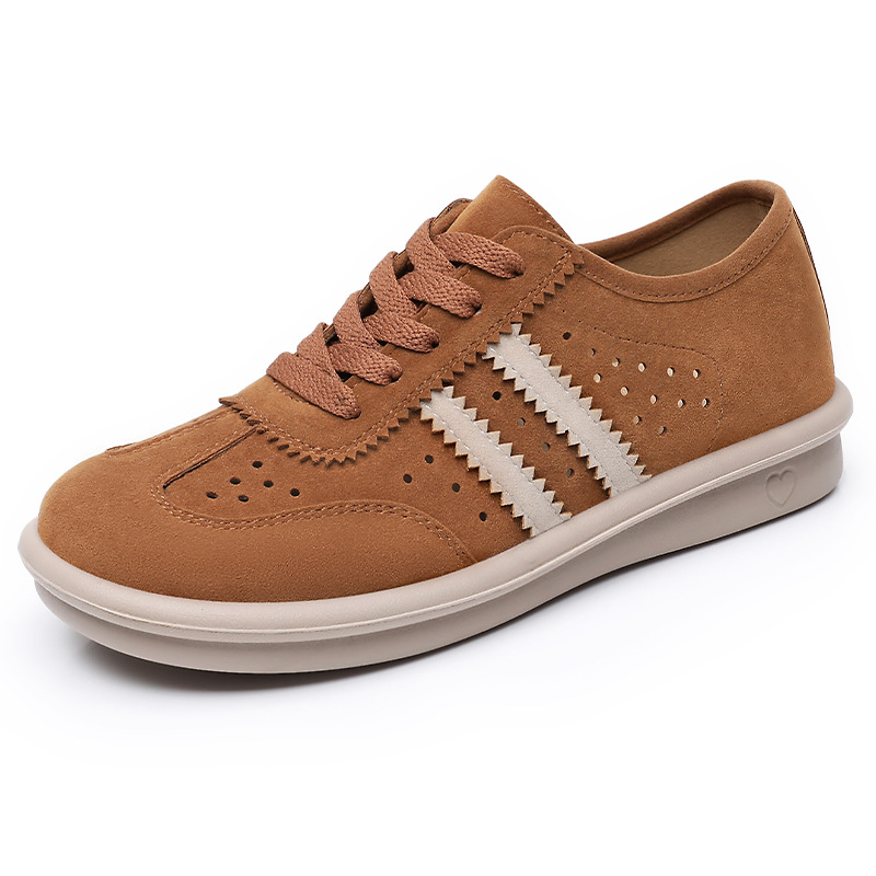 Soft-soled, comfortable and casual shoes for women, breathable and not stuffy, single shoes, retro and versatile, Forrest Gump shoes, women's board shoes Item Picture