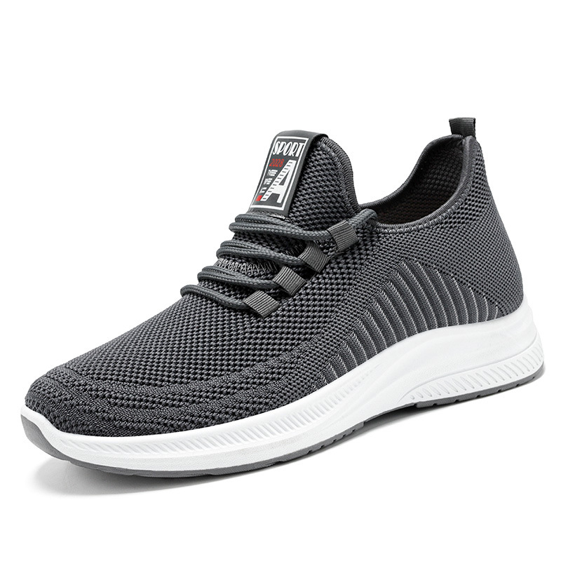 Jinshiyuan - Men's sports shoes processing and customization Mesh shoes, trendy casual shoes, soft-soled breathable running shoes Item Picture
