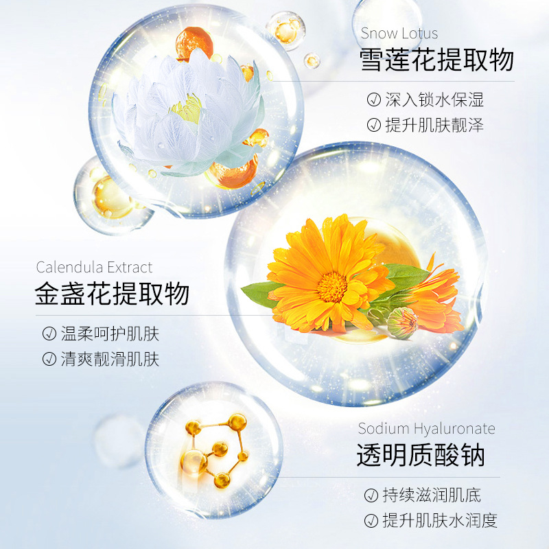 Gelianna Moisturizing and hydrating Mask Hydrating, moisturizing and rejuvenating skin care products wholesale from the source factory Specification drawing