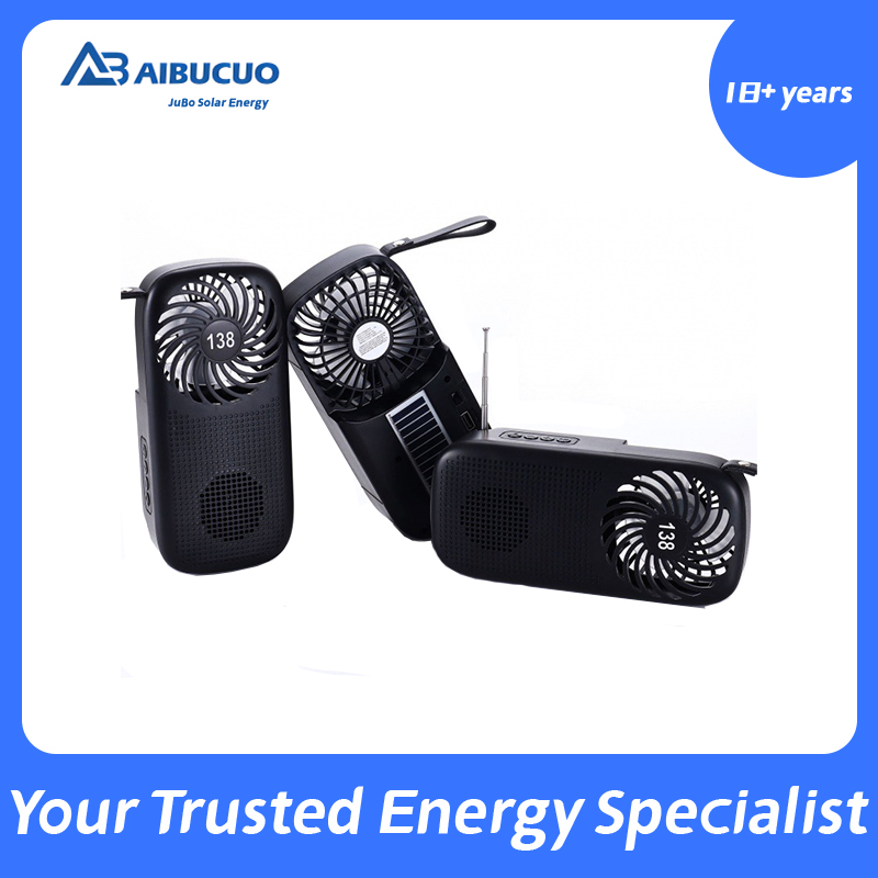 AIBUCUO Hublot 138 Fan Radio Sports Sun Portable Lamp African Market Bluetooth Speaker Flashlight