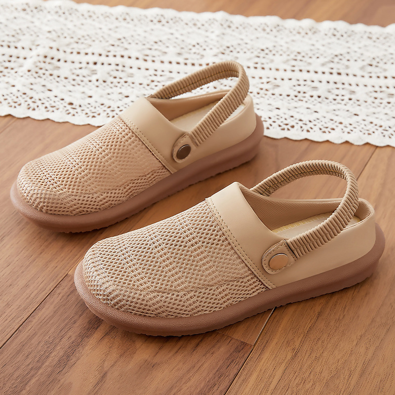 Jinshi Yuan - Women's Casual shoes Processing and customization, Women's shoes woven breathable sandals, one-step versatile women's single shoes Specification drawing