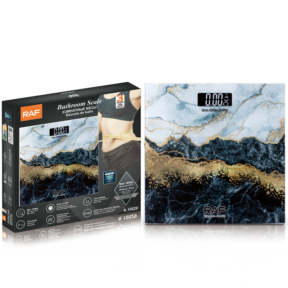 RAF cross-border weighing scale, electronic scale, household precise and high-precision indoor temperature measurement weighing scale, glass weight pic 10