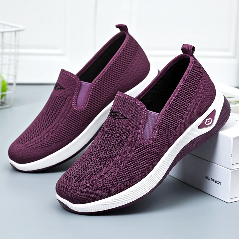 Jinshi Yuan - Women's Casual shoes Processing and customization, cross-border large-sized fashionable women's shoes, soft-soled, not tiring to the feet, mom's shoes details Picture
