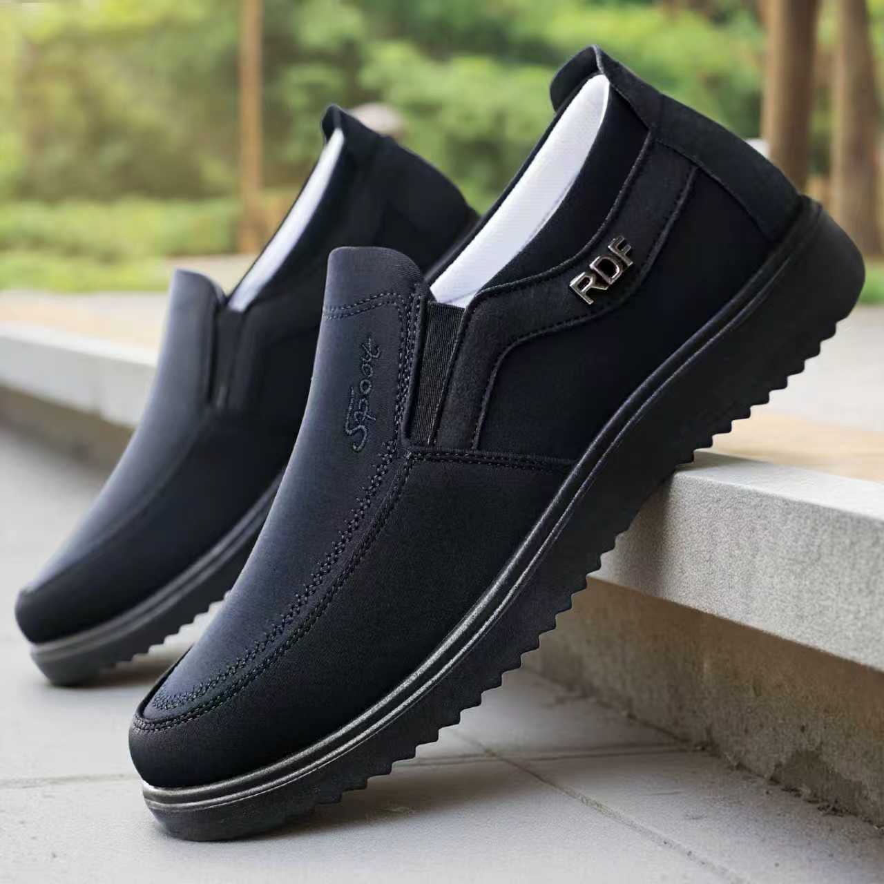Men's casual shoes cross-border TEMU consignment men's shoes breathable and versatile, single shoes with soft soles, comfortable dad shoes details Picture