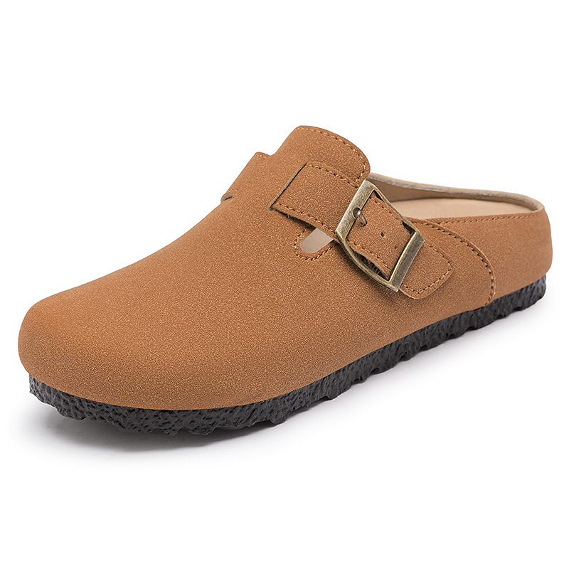 Jinshiyuan: New style of Boken shoes, one-legged, half-toe, soft-soled, retro Boken shoes, fashionable single shoe consignment Item Picture