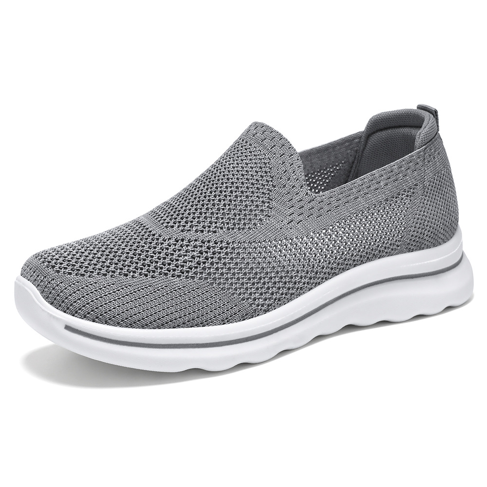 Factory direct sales of women's shoes, spring casual shoes for the middle-aged and elderly, breathable, lightweight, soft-soled and wear-resistant. Wholesale shoes for mothers and the elderly Item Picture