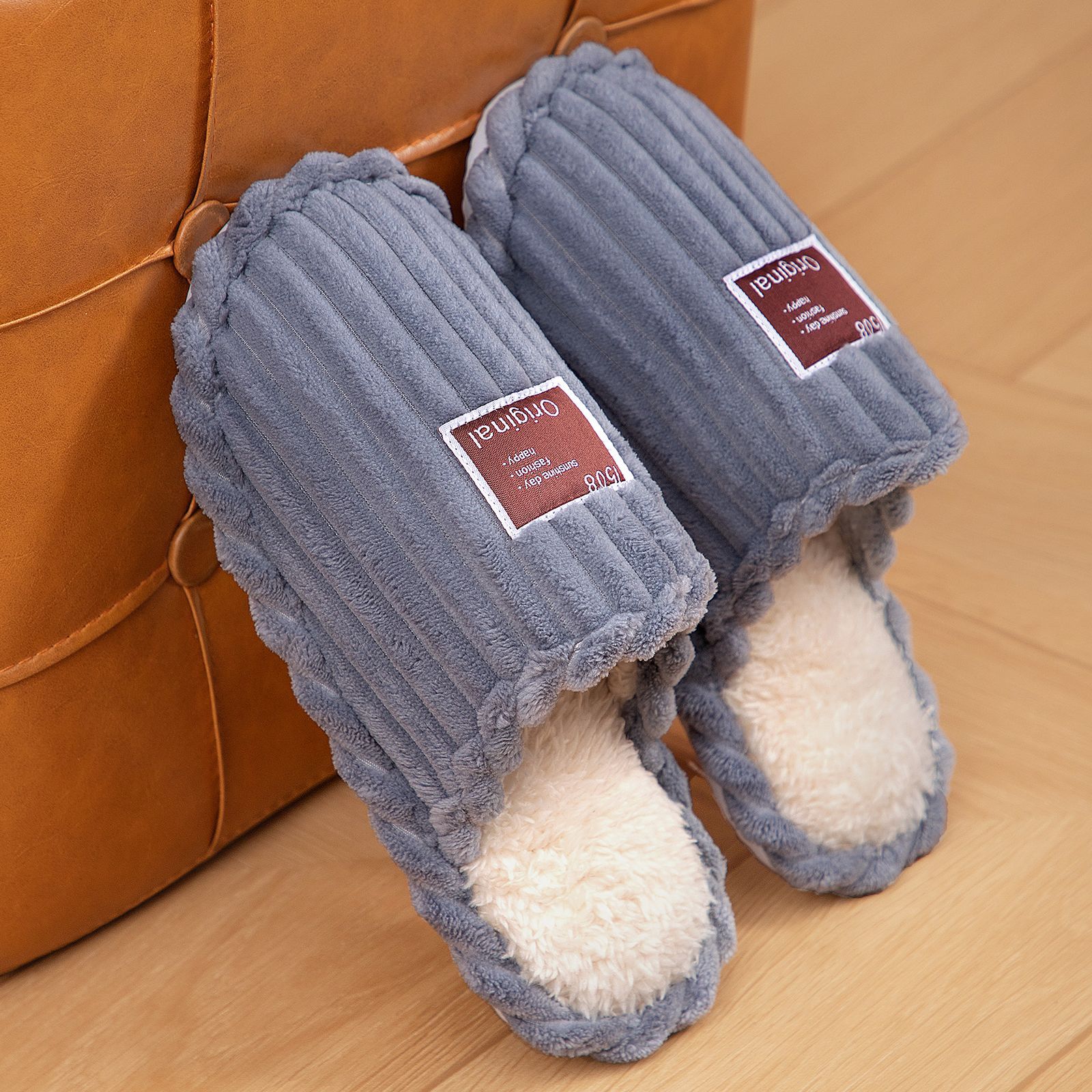 Women's cotton shoes, winter home cotton slippers, one-foot cotton boots, warm women's shoes, cross-border TEMU, large-sized women's ankle boots Application Scenario
