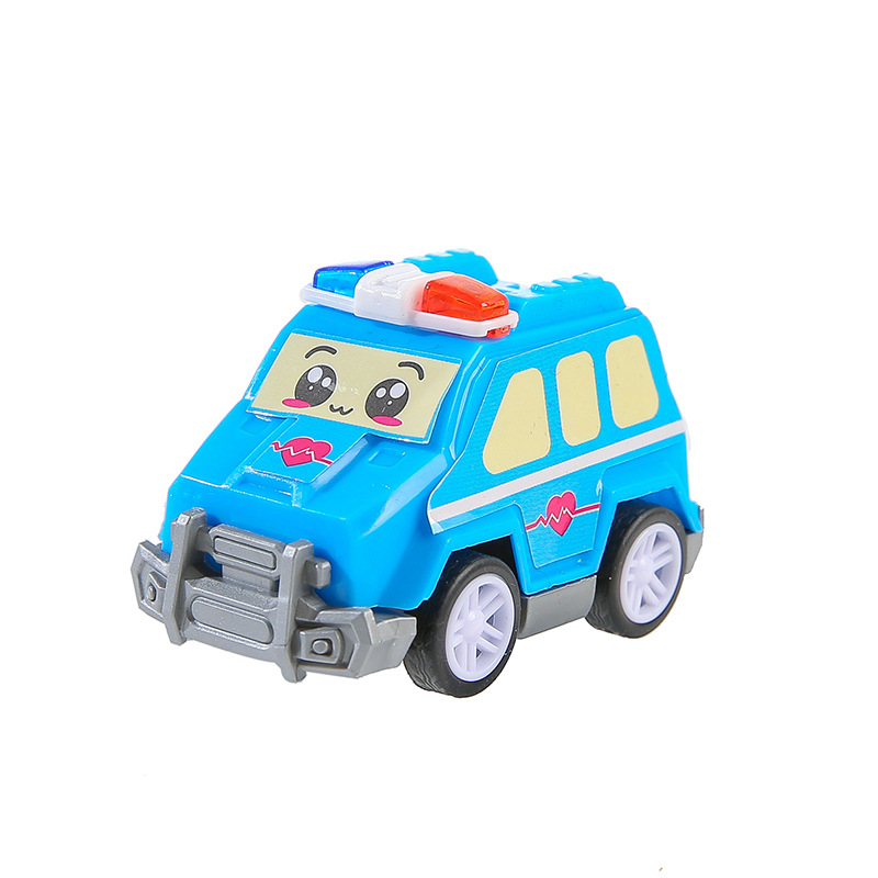 Children's toys, fire engines, boys and babies, cartoon mini rebound cars, toy cars, 1-3 years old, engineering vehicles, batches Item Picture