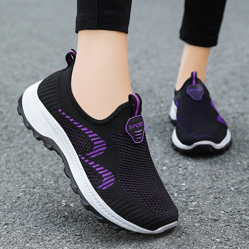 Couple casual shoes, women's shoes, new versatile walking shoes, soft-soled comfortable sports shoes, breathable women's single shoes, mom shoes details Picture