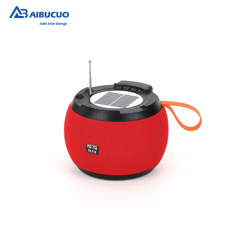 AIBUCUO Jubo New T20 Solar Bluetooth Speaker, ultra-long battery life FM radio, outdoor desktop HIFI sound quality subwoofer Application Scenario