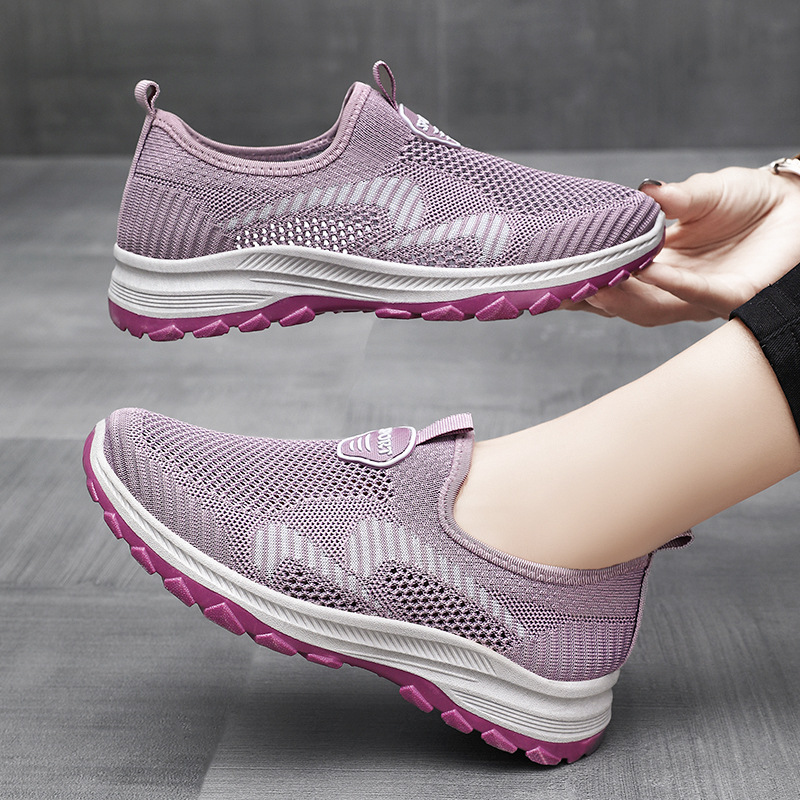 Couple casual shoes, women's shoes, new versatile walking shoes, soft-soled comfortable sports shoes, breathable women's single shoes, mom shoes Specification drawing