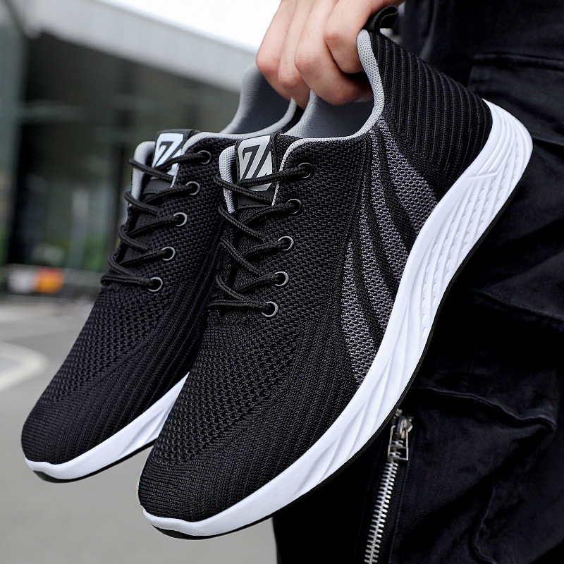 Men's spring casual and versatile new men's casual shoes, Korean version running shoes manufacturer, sports shoes wholesale details Picture