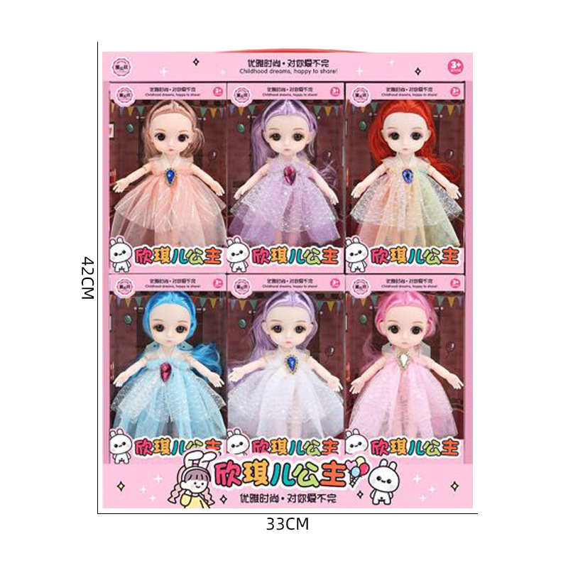 Free shipping doll princess set for girls, children, girls, toys, articulated dolls, blind box figurines in stock full figure