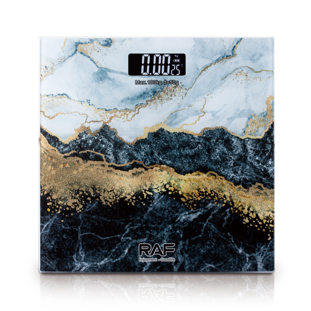 RAF cross-border weighing scale, electronic scale, household precise and high-precision indoor temperature measurement weighing scale, glass weight pic 8