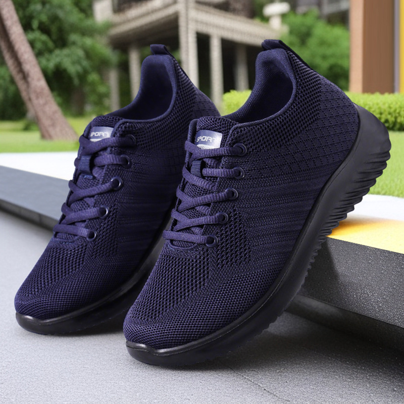 Men's sports casual shoes, cross-border trade men's shoes, sneakers, solid color versatile men's shoes, lightweight running shoes Application Scenario