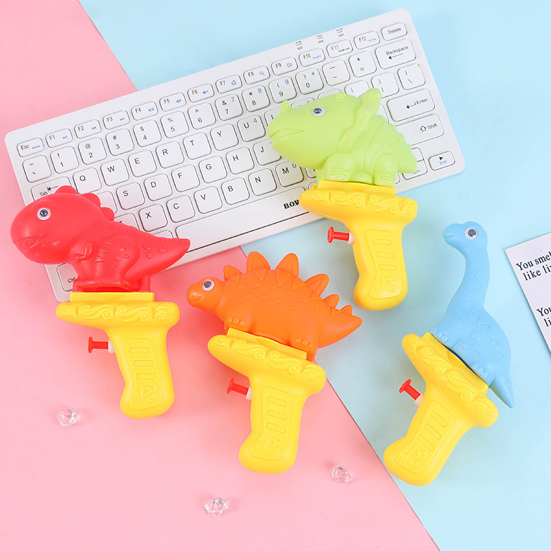 Children's water gun toys, cartoon dinosaurs, internet-famous water play small water guns, baby bathroom bathing, outdoor water play toys Specification drawing