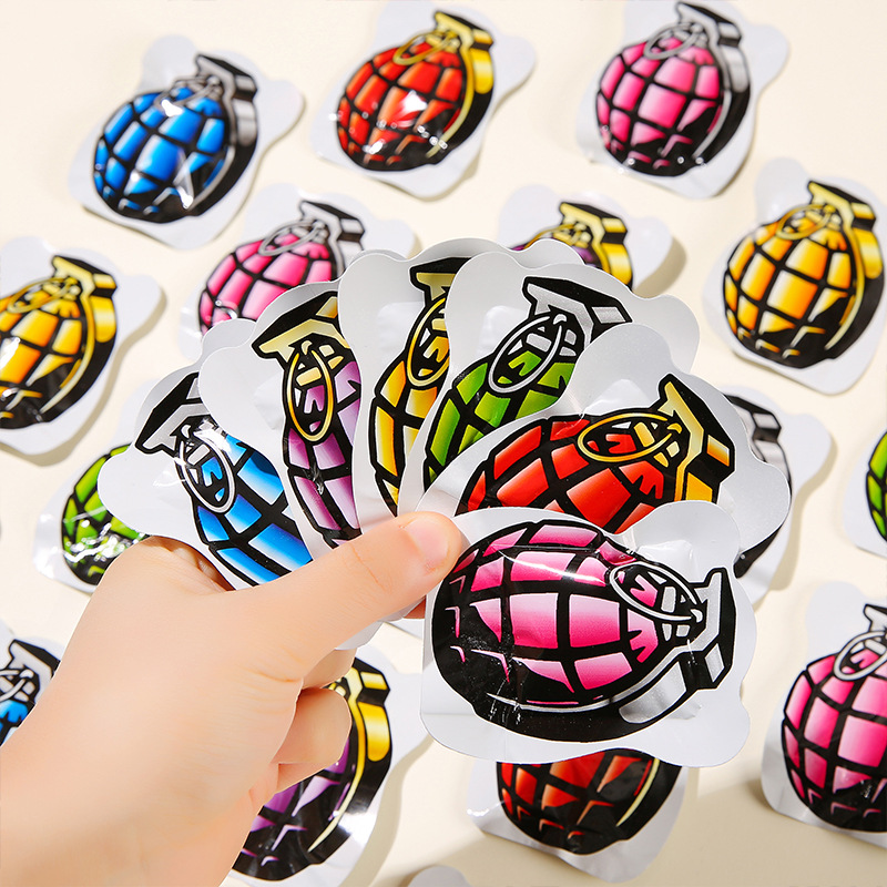 Wholesale of Douyin's same style prank toys, such as self-detonating hand grenades, small bomb packs, prank toys, and scare packs details Picture