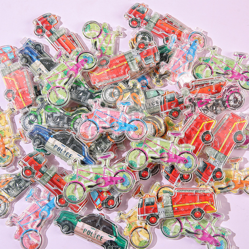 Car ball maze training puzzle toy, handheld traffic vehicle balance ball track, kindergarten toy Application Scenario