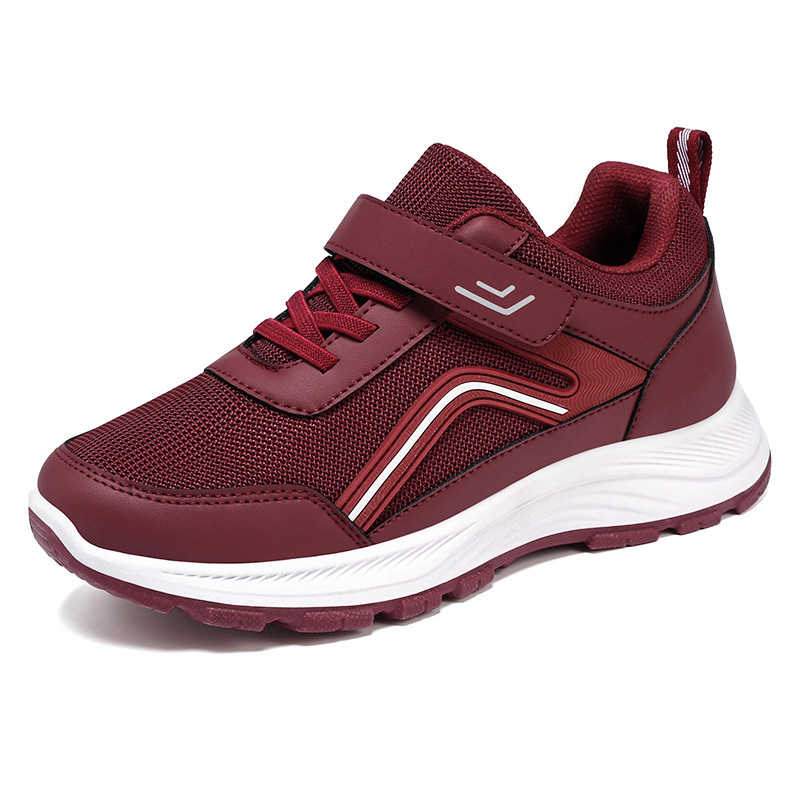 Jinshi Yuan - Customized processing of women's shoes and sports shoes, couple style walking shoes, soft-soled casual shoes, Velcro shoes for the elderly Item Picture