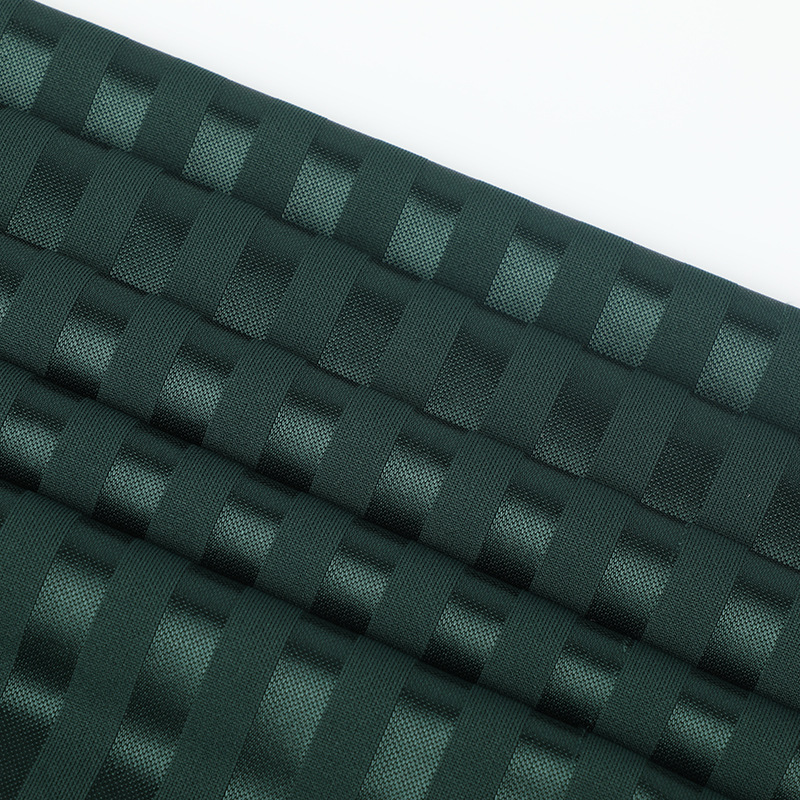 (Factory Stock) 75D striped jacquard fabric 165g all-polyester composite base fabric knitted jersey sports fabric 170CM gate width sports clothing special fabric HL-133 Specification image