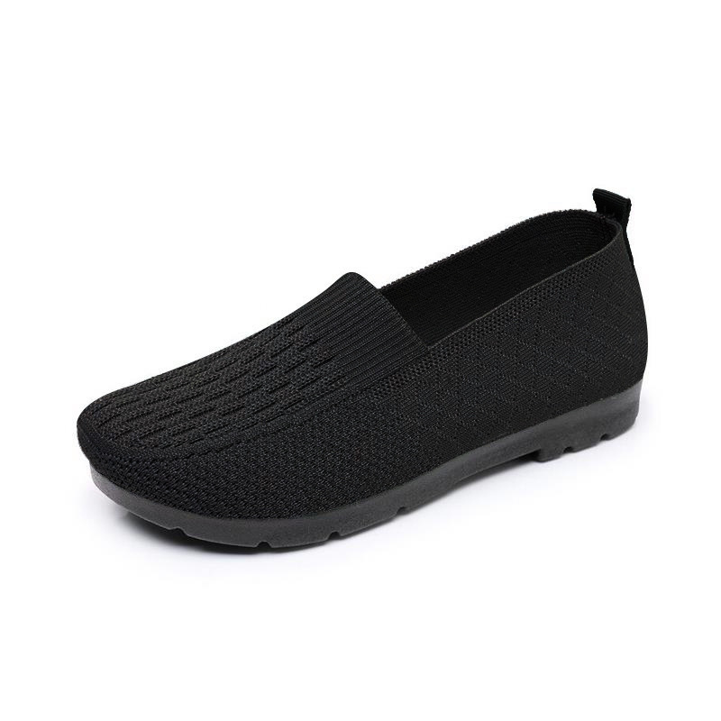 Spring new style of old Beijing cloth shoes for women, breathable mesh soft sole casual shoes for middle-aged and elderly mothers, available for distribution Item Picture