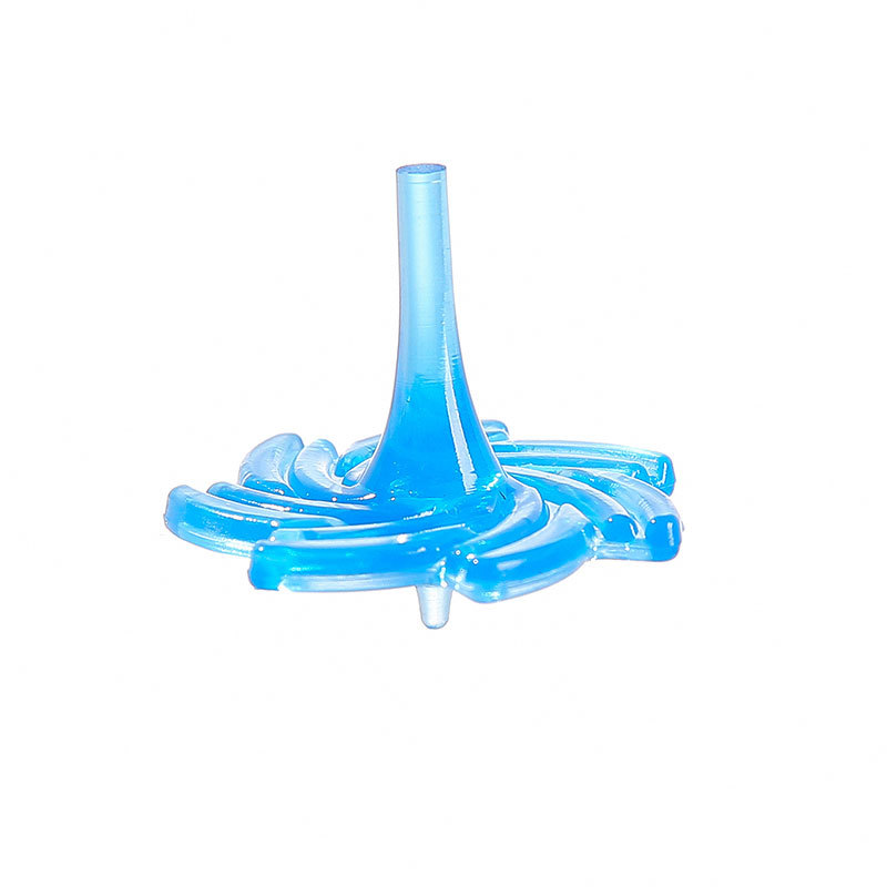 Wholesale of children's gyroscope toys, crystal acrylic, colorful rotating seven-color crystal gyroscopes, and kindergarten reward gifts Item Picture