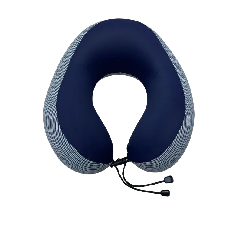 条纹异型单峰纯色乳胶颈枕可爱卡通u型旅行汽车高铁飞机旅行旅游枕头午睡记忆棉素色护颈枕回弹绒立方记忆棉U枕U型枕详情8