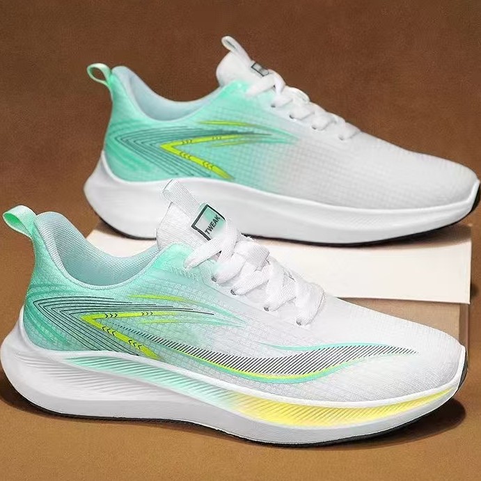 透气休闲鞋男 2025新款网布舒适轻便运动鞋 厂家直供跑步鞋子男