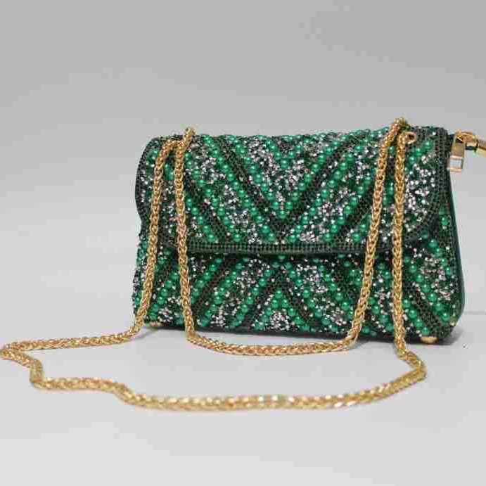 New cross-border full-diamond clutch bag, high-end banquet clutch bag, diamond-encrusted single-shoulder crossbody bag, dinner bag Application Scenario