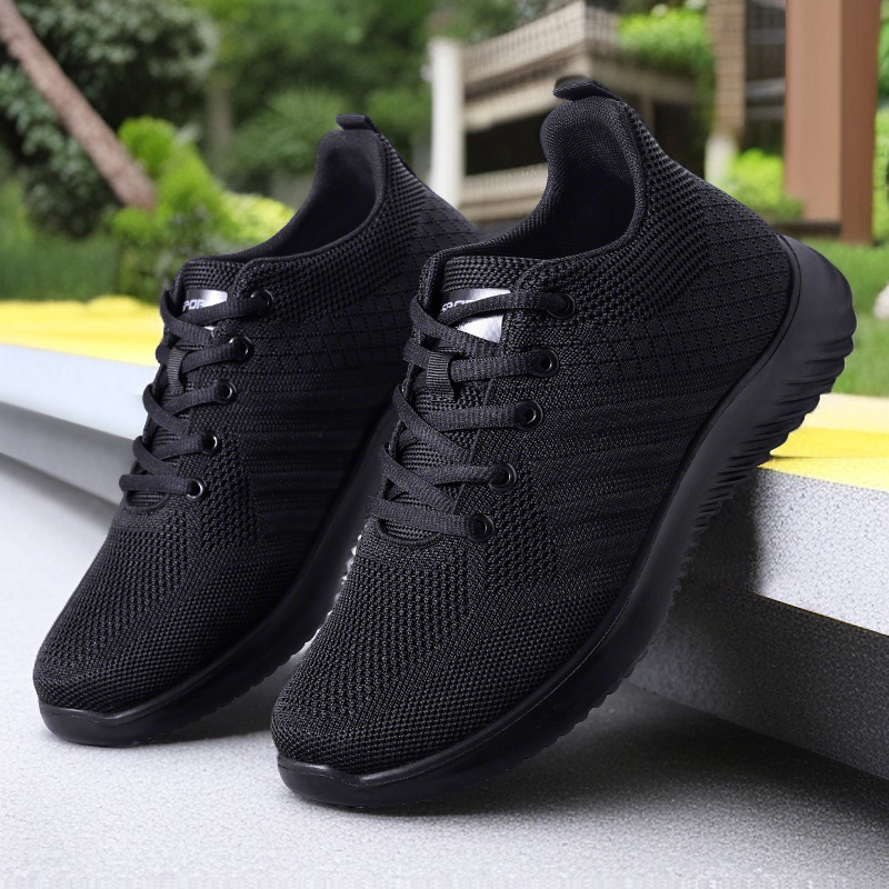Men's sports casual shoes, cross-border trade men's shoes, sneakers, solid color versatile men's shoes, lightweight running shoes Specification drawing