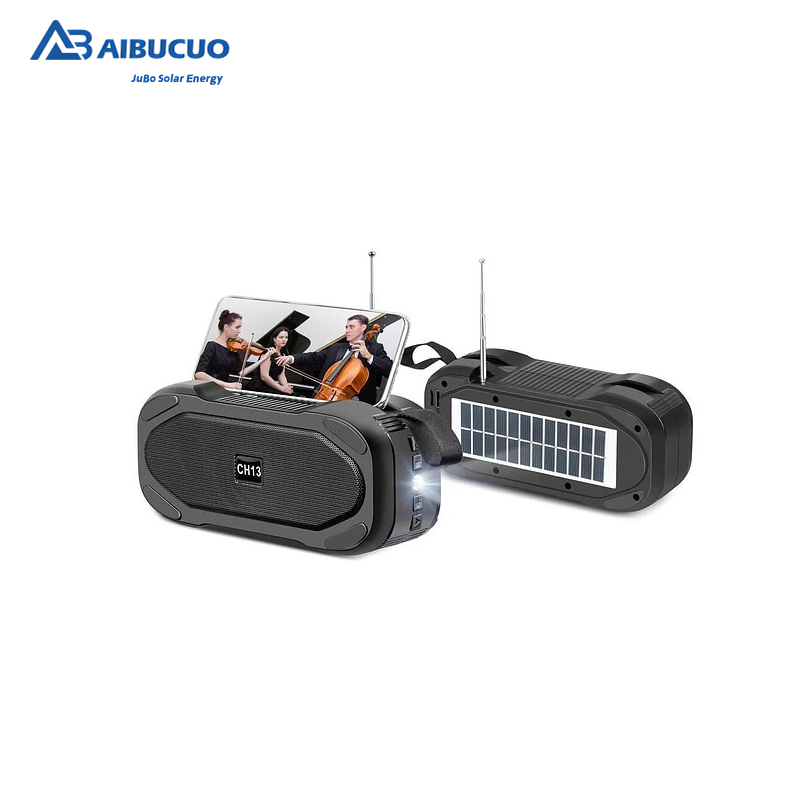 AIBUCUO CH13 Black/Blue/Grey Solar Bluetooth Speaker radio with Light function AIBUCUO Specification image
