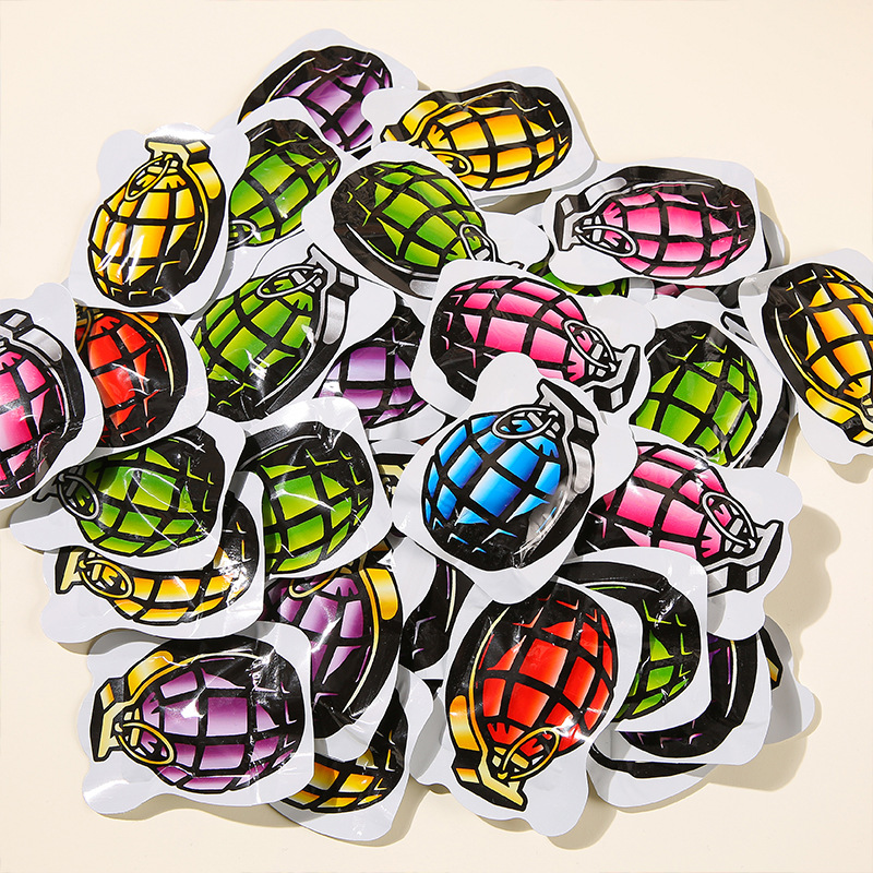 Wholesale of Douyin's same style prank toys, such as self-detonating hand grenades, small bomb packs, prank toys, and scare packs Specification drawing