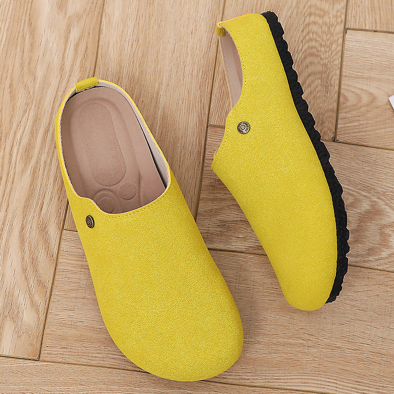 Women's shoes are versatile. The new summer style is breathable and soft-soled, not tiring to the feet. Burken shoes can be worn over the top. Women's casual half-slipper Specification drawing